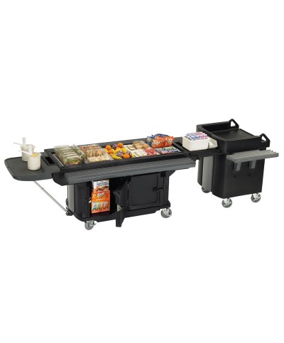 Riel para bandeja de 183 cm para mostrador Versa - 167,6 x 29,2 x 11,6 cm