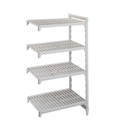 Cambro - MPA4618V4PKG / Estantería adicional ventilada con 4 estantes, 180 cm de alto, fondo 40 cm y longitud 064 cm