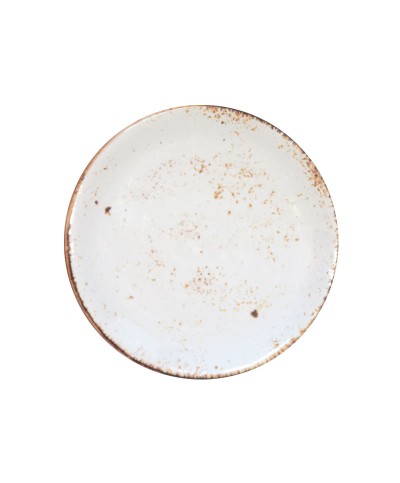 Adrier - 68-RMP23-WHTSLS / Colección SALSA WINTER - Plato llano mediano - 22,9 cm Ø