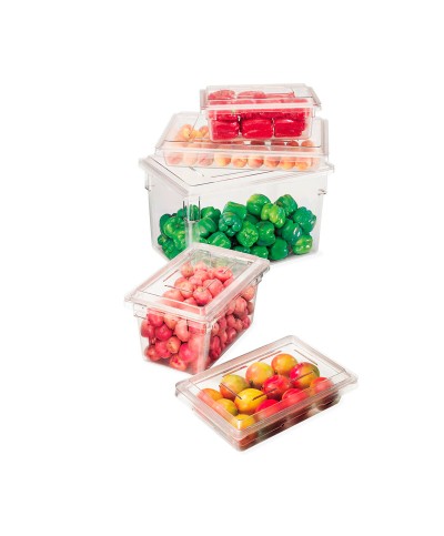 Cambro - 18263CW-135 / Caja de policarbonato para almacenamiento - (66 x 46 x 9 cm) - ( 18,9 Litros)