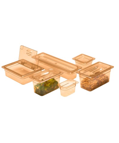 Recipiente GN 1/4 de alta temperatura - 16,2 x 26,5 cm