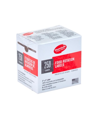 NCCO - 23SLINB250 / (Pack 24 unidades)Rollo de 250 etiquetas disolubles - (7,6 x 5 cm)