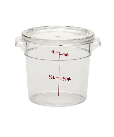 Cambro - RFSCWC1-135 / Tapa para recipiente policarbonato redondo de 0,9 l. - (15,4 cm de Ø)
