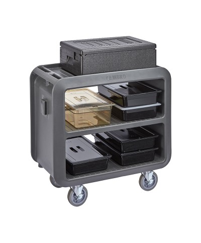 Cambro - SC230S-615 / Carro de Servicio robusto (4 ruedas giratorias con freno) - ( 95,3 x 55,9 x 94,6 cm) - Gris