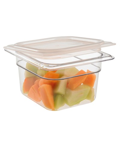 Cambro - 60PPCWSC-190 / Tapa de polipropileno hermética GN 1/6 - (16,2 x 17,6 cm)