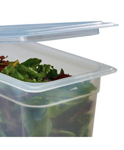 Cambro - 40PPCWSC-190 / Tapa de polipropileno hermética GN 1/4 - (16,2 x 26,5 cm)