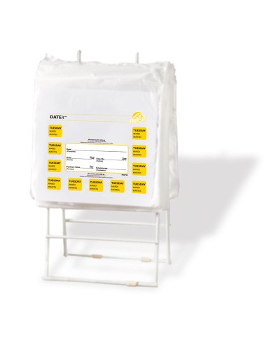 NCCO - SB6702 / Bolsa para almacenamiento de porciones con  etiqueta "MARTES" 2.000 Uds./paquete (165 x 175 mm)