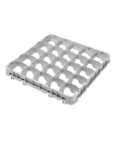 Cambro - 25E5-151 / Extensión con perfil superior suplementado de 25 compartimentos (8,9 x 8,9 cm) - (altura 5,1 cm)