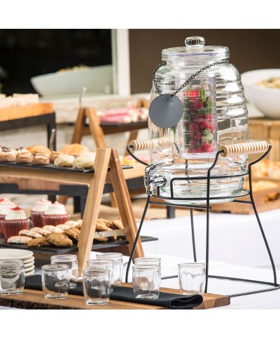 Collar de pizarra para dispensadores de bebidas de vidrio