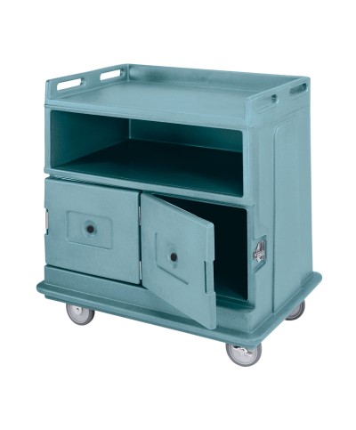 Cambro - MDC24F-401 / Carro para Servicio de Bebidas (mostrador liso sin relieve) con compartimentos inferiores Isotérmicos