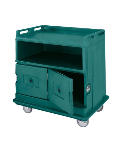 Cambro - MDC24F-192 / Carro para Servicio de Bebidas (mostrador liso sin relieve) con compartimentos inferiores Isotérmicos