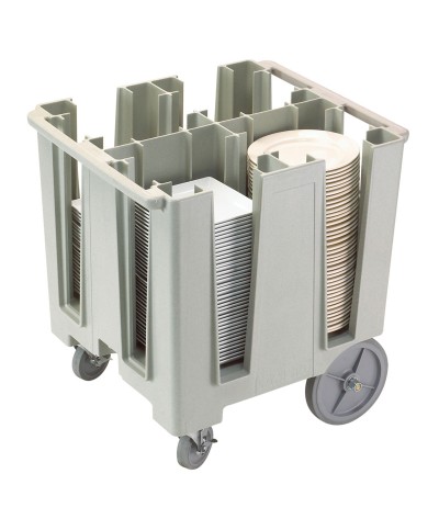 Cambro - DCS1125-480 / Carro Versa para platos redondos de 24,4 a 28,6 cm y cuadrados de 21,3 a 24,1 cm- (69 x 78 x 81 cm)