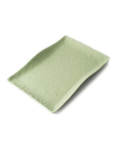 Adrier - RCTP3221-AVC / Colección TERRAL - Plato rectangular grande con borde ondeado - (32 x 21 x 3,5 cm)