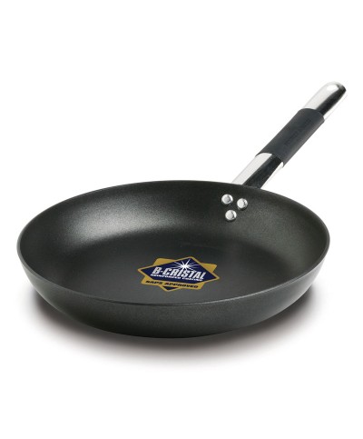 Sartén baja de aluminio Alblack grosor 3 mm. - 20 cm. Ø x 4,5 cm. alt.