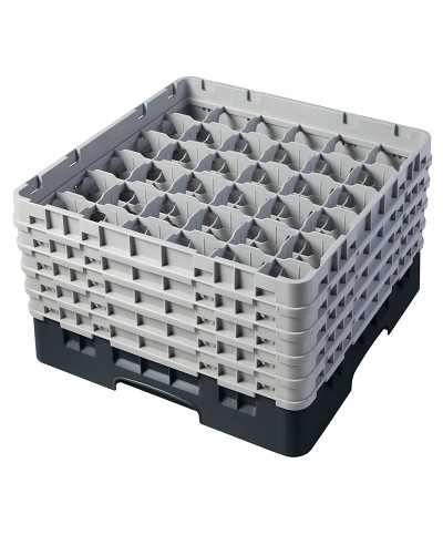 Cambro - 36S1058-110 / Cesta de lavado (50 x 50 cm) copas y vasos con 36 comp. 5 alt. - dia. máx. 7,2 cm alt. máx. 28,2 cm