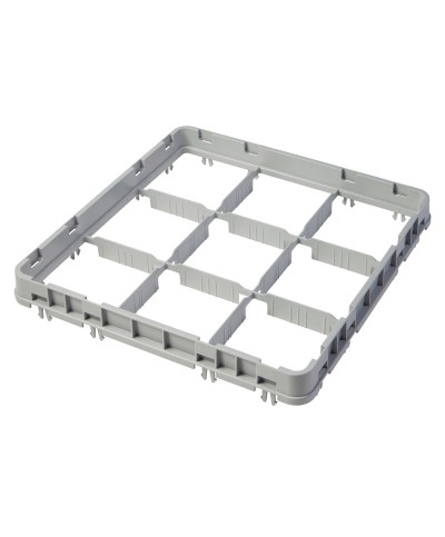 Cambro - 9E2-151 / Extensión de 9 compartimentos (15 x 15 cm) para cestas de (50 x 50 cm) - (altura 5,1 cm)
