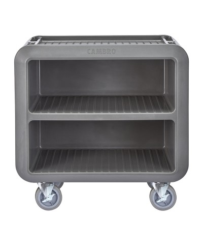 Cambro - SC330S-615 / Carro de Servicio robusto (4 ruedas giratorias con freno) - (95,3 x 55,9 x 94,6 cm) - Gris