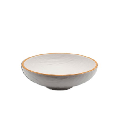 Adrier - TTRB25-WO / Colección SUNRISE - Bol grande con filo decorado - 25 cm Ø x 8 cm alt.