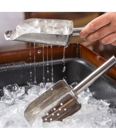 Pala de hielo perforada 350-470 ml - Acero inox.