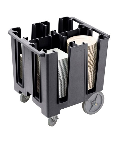 Cambro - DCS1125-110 / Carro Versa para platos redondos de 24,4 a 28,6 cm y cuadrados de 21,3 a 24,1 cm- (69 x 78 x 81 cm)