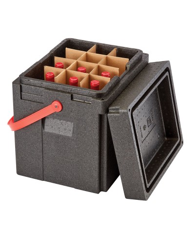 Cambro - EPPBEVRDST-110 / Contenedor Isotérmico EPP  c/correa - 42x33,5x42 cm (M.Ext) - 35,8x27,3x36,7 cm (M.Int) - 35 L
