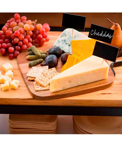 Palillo marcador con pizarrita 9 cm con pinza - paq. de 100 Uds.