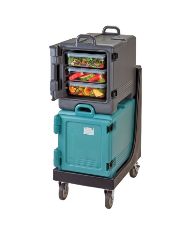 Cambro - CD300H-110 / Carro de transporte Camdollie para contenedores : 300MPC, 1318MTC, UC1000, 1000LCD - (48,5x76,5x92 cm)