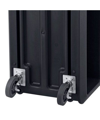 Cambro - SC337S-110 / Carro de servicio PRO con 4 ruedas giratorias con freno - (60,3 x 105,4 x 94,3 cm) - Negro