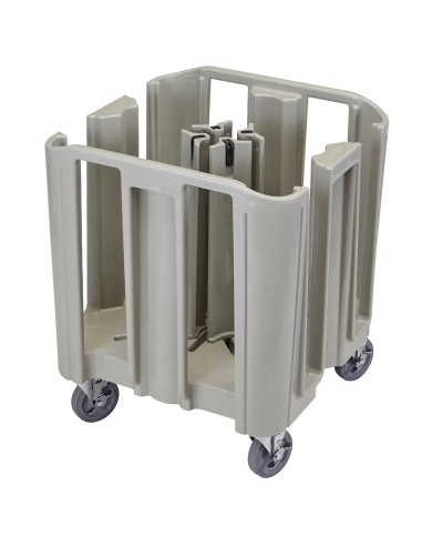 Cambro - ADCSC-480 / Carro ajustable y compacto Serie S para platos con diámetro hasta 31,1 cm - (68,6 x 68,6 x 80,7 cm)