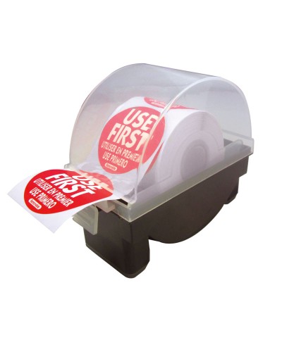 NCCO - LL1R-2-12M / Dispensador para 1 rollo de etiquetas de (2,5 x 2,5 cm)  o (5 x 5 cm)