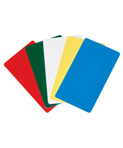 Cambro - EPPID5 / Set de 5 etiquetas Identificativas de Plástico en colores surtidos - (5 x 9 cm)