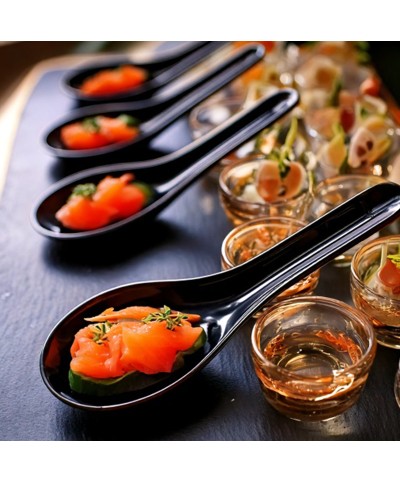 Adrier - MSS01-BK / Cuchara degustación - 6 x 4,5 cm + 8 cm de asa