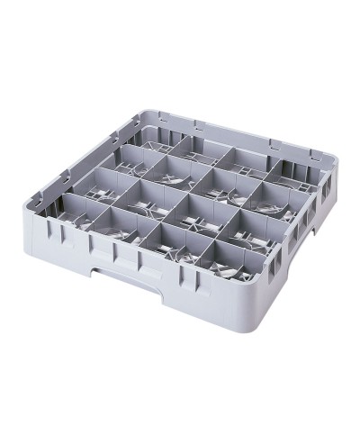 Cambro - 16C258-151 / Cesta de lavado (50 x 50) para tazas con 16 compartimentos de 11,1 x 11,1 cm altura máx. 6,6 cm