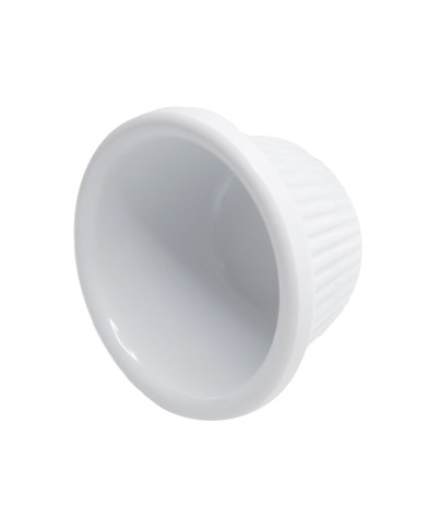 Adrier - MRF2-WH / Colección RAMEKINES - Ramekin acanalado 60 ml - 7.4 x 7.4 x 3.8 cm