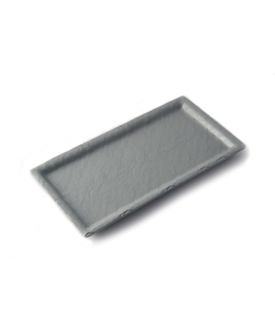 Adrier - RCTP2814-GRY / Colección TERRAL - Plato rectangular mediano - (28 x 14 x 1,6 cm)