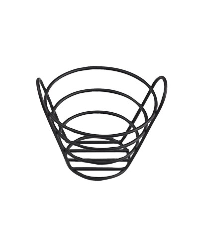 Cesta con dos asas Recubierta PVC - 15,9 cm Ø x 10,8 cm alto.