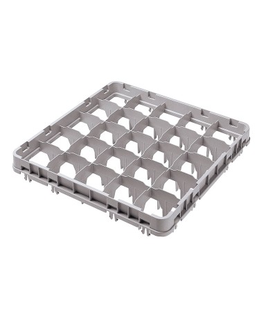 Cambro - 25E4-151 / Extensión inicial c/perfil superior suplementado de 25 comp. (8,9 x 8,9 cm) cestas 50 x 50 cm - alt. 5,1 cm