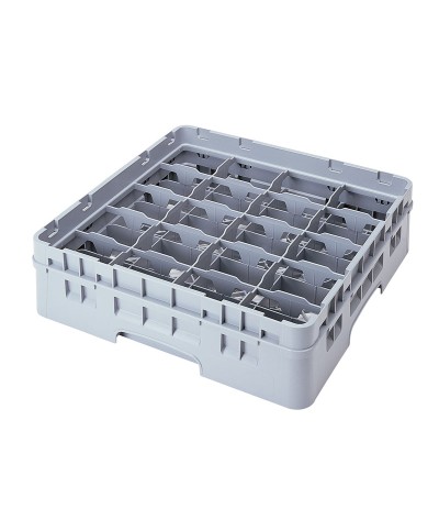 Cambro - 20C414-151 / Cesta de lavado (50 x 50 cm) para tazas con 20 compartimentos de 11,1 x 8,8 cm altura máx. 10,7 cm