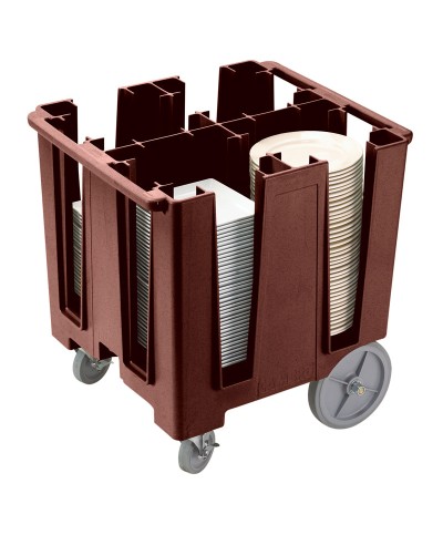 Cambro - DCS1125-131 / Carro Versa para platos redondos de 24,4 a 28,6 cm y cuadrados de 21,3 a 24,1 cm- (69 x 78 x 81 cm)