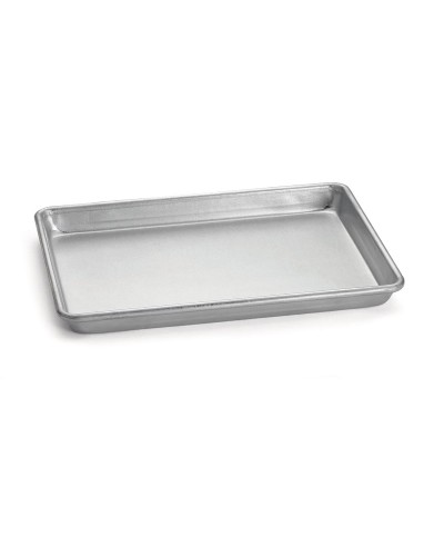 Bandeja de acero aluminizado 913AS. 33 x 24 x 3 cm.