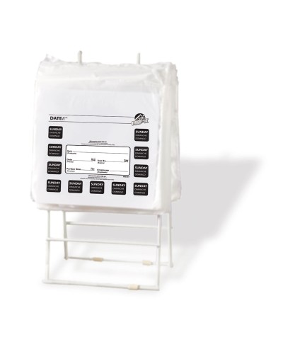 NCCO - SB6707 / Bolsa para almacenamiento de porciones con  etiqueta "DOMINGO" 2.000 Uds./paquete (165 x 175 mm)