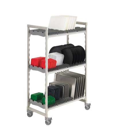 Cambro - MPMU61117DRPKG / Carro vertical de secado y almacenaje - 60 x 118 x 179 cm (para 84 bandejas)