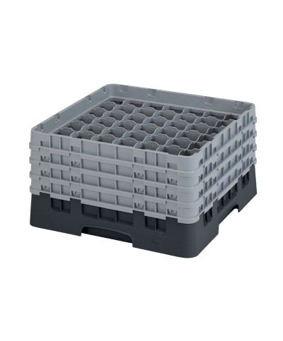 Cambro - 49S800-110 / Cesta de lavado (50 x 50 cm) copas y vasos con 49 comp. 4 alt. - dia. máx. 6 cm alt. máx. 21,7 cm