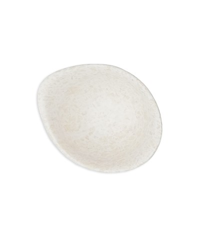 Adrier - OSD1195-MWH / Colección TERRAL - Bol oval pequeño - 11,5 x 9,5 x 5,5 cm