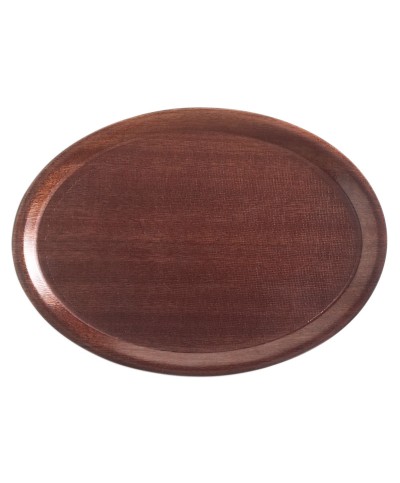 Bandeja ovalada de superficie antideslizante 21 x 29 cm