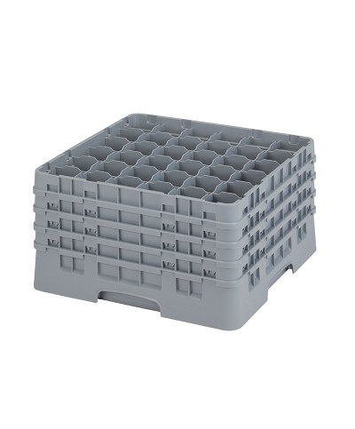 Cambro - 36S900-151 / Cesta de lavado (50 x 50 cm) copas y vasos con 36 comp. 4 alt. - dia. máx. 7,2 cm alt. máx. 24,1 cm