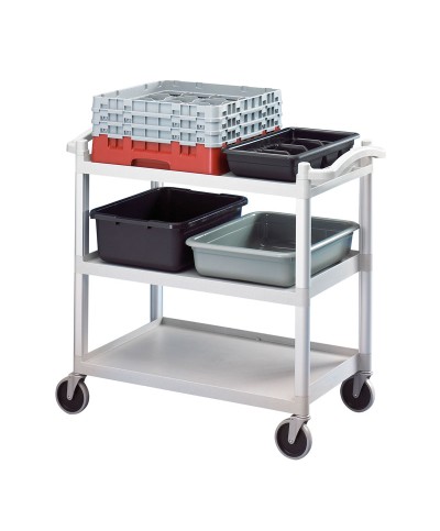 Cambro - BC340KD-480 / Carro de servicio panelable Serie KD con baldas de 80 x 52 cm - (101,5 x 54 x 95 cm)