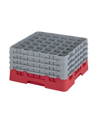 Cambro - 36S900-416 / Cesta de lavado (50 x 50 cm) copas y vasos con 36 comp. 4 alt. - dia. máx. 7,2 cm alt. máx. 24,1 cm