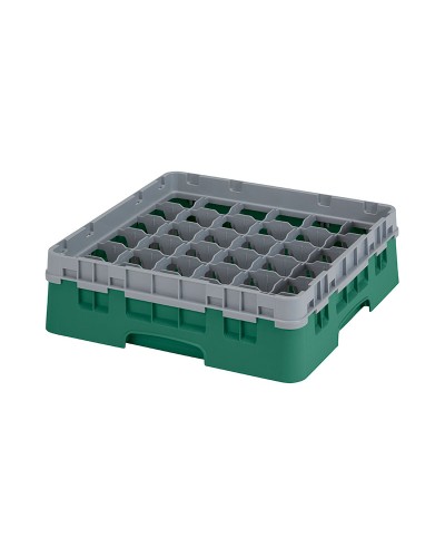 Cambro - 36S318-119 / Cesta de lavado (50 x 50 cm) copas y vasos con 36 comp. 1 alt. - dia. máx. 7,2 cm alt. máx. 9,4 cm