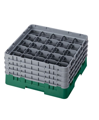 Cambro - 25S800-119 / Cesta de lavado (50 x 50 cm) copas y vasos con 25 comp. 4 alt. - dia. máx. 8,7 cm alt. máx. 21,7 cm